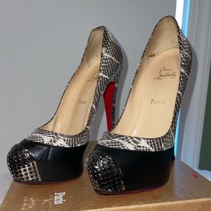 Size 41 C. Louboutin "Maggie" stilettos